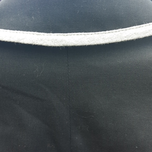 Gap Career Black Blazer with Gray Piping size 4 - Picture 4 of 4